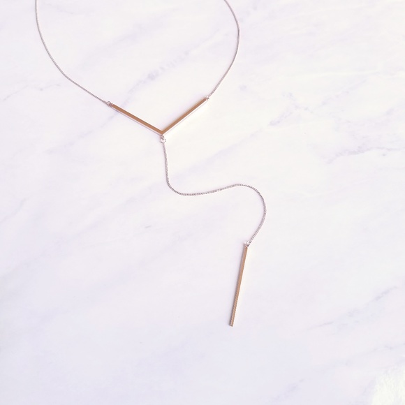 Jewelry - Rose Gold Delicate Y Necklace